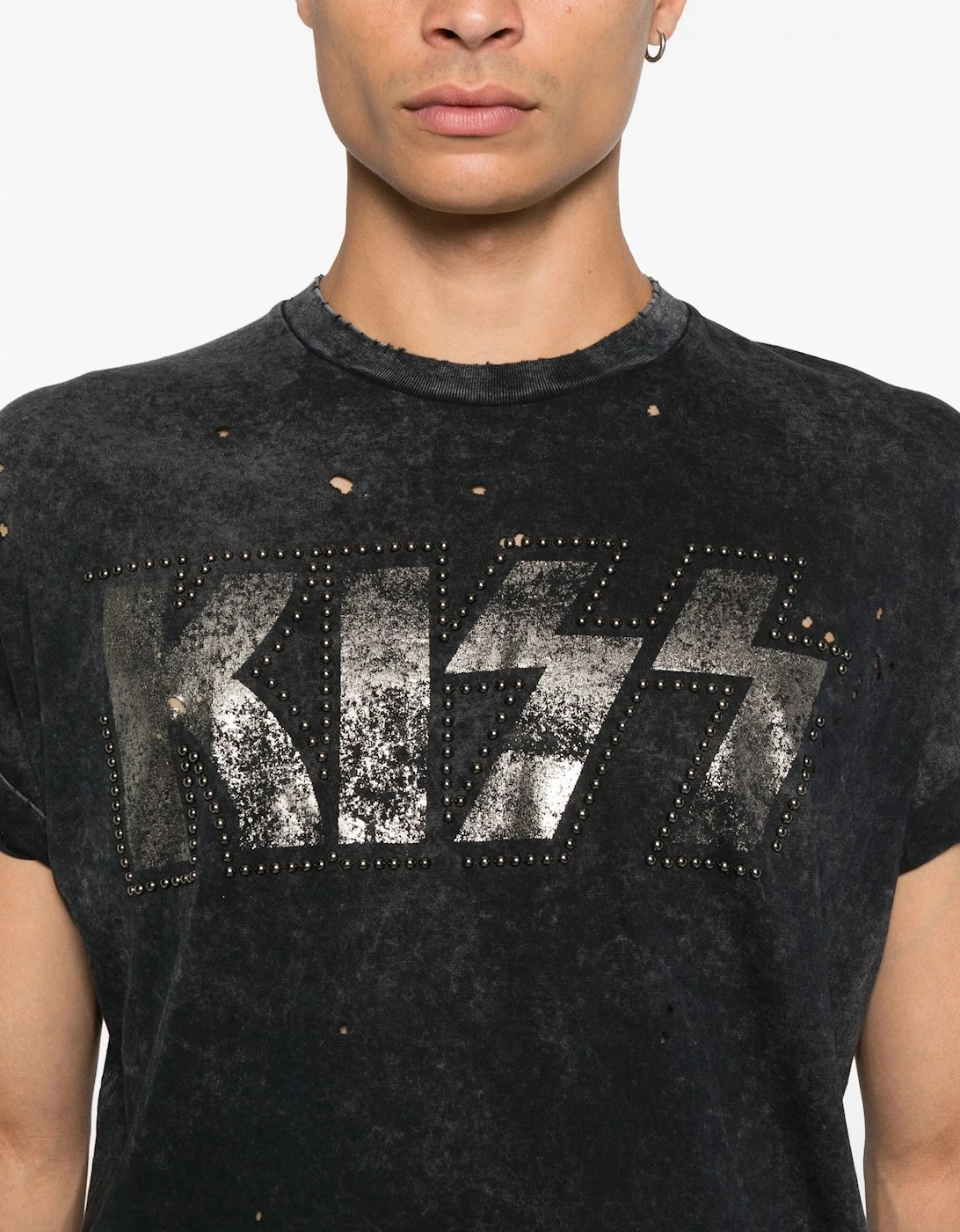 Kiss T-shirt Grey