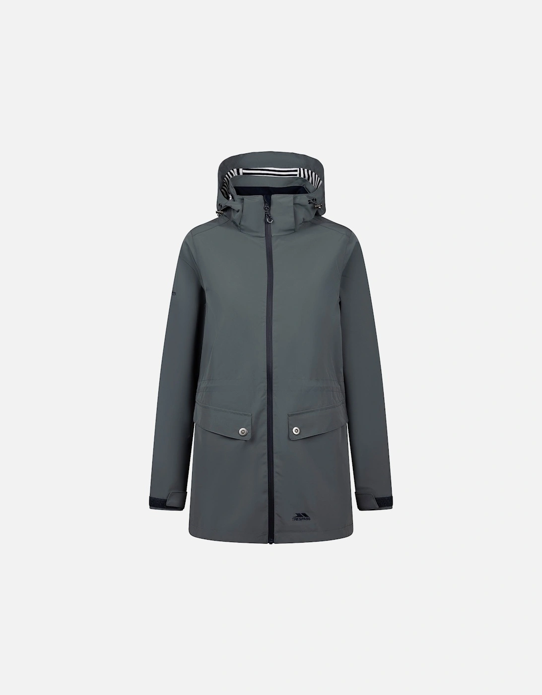Womens Tiverton Hooded Waterproof Jacket, 2 of 1