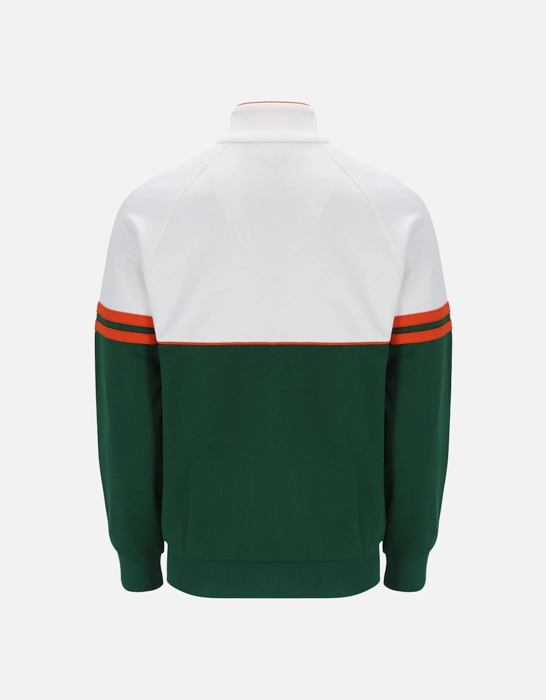 Orion Luxe Velour Track Top - Eden/Tangerine Tango