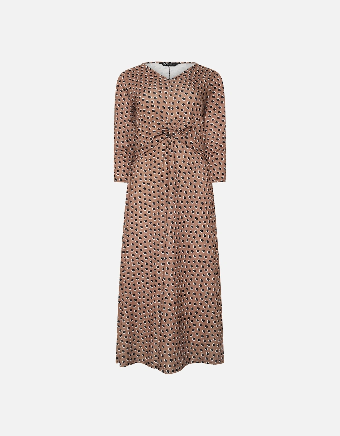 Spot Twist Front Maxi Dress, 2 of 1