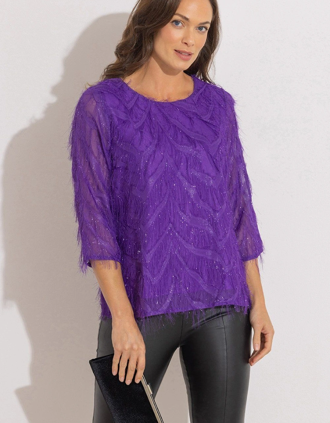 Chevron Tinsel Top, 2 of 1