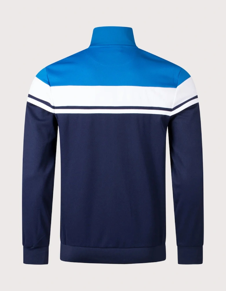 Damarindo Track Top - Directiore Blue/White