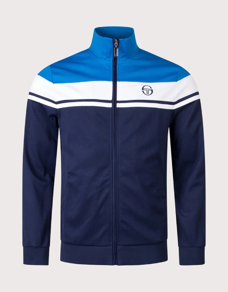 Damarindo Track Top - Directiore Blue/White