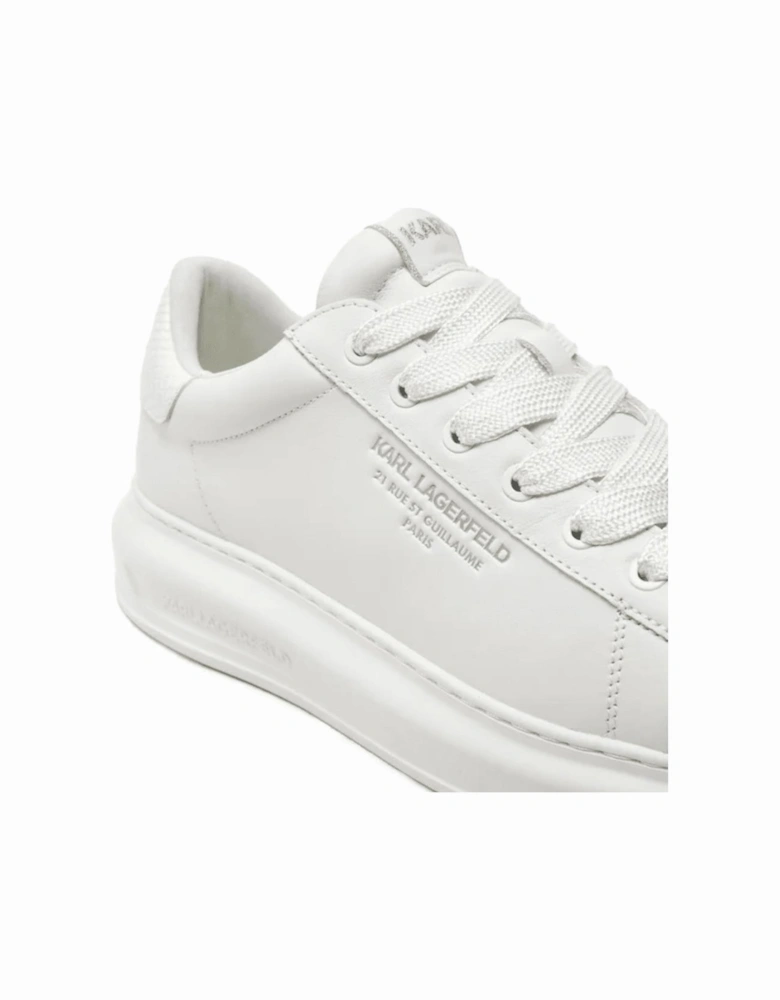 Python Tab Leather White Sneaker Trainer