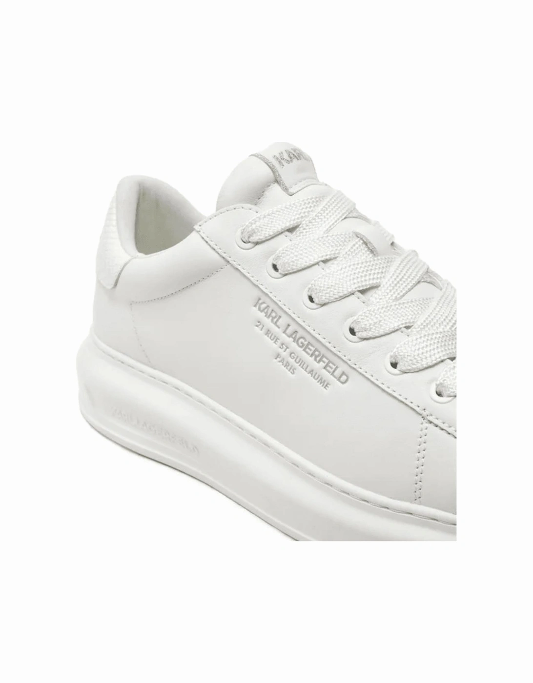 Python Tab Leather White Sneaker Trainer