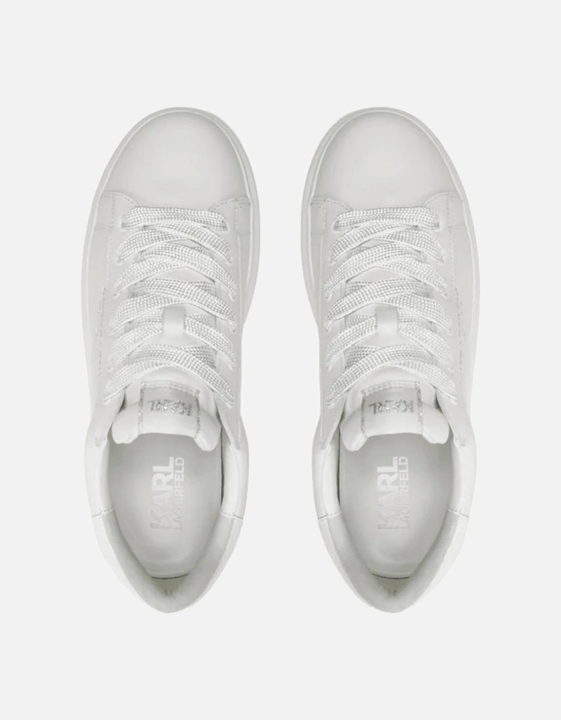 Python Tab Leather White Sneaker Trainer