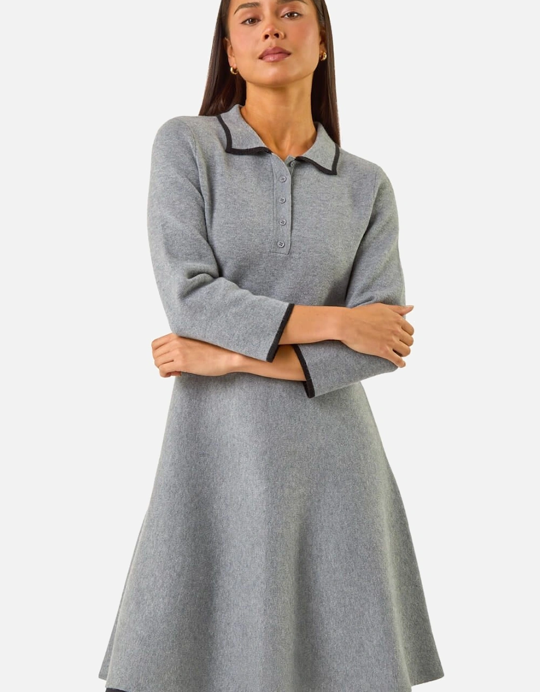 Petite Collared Knit Dress, 2 of 1