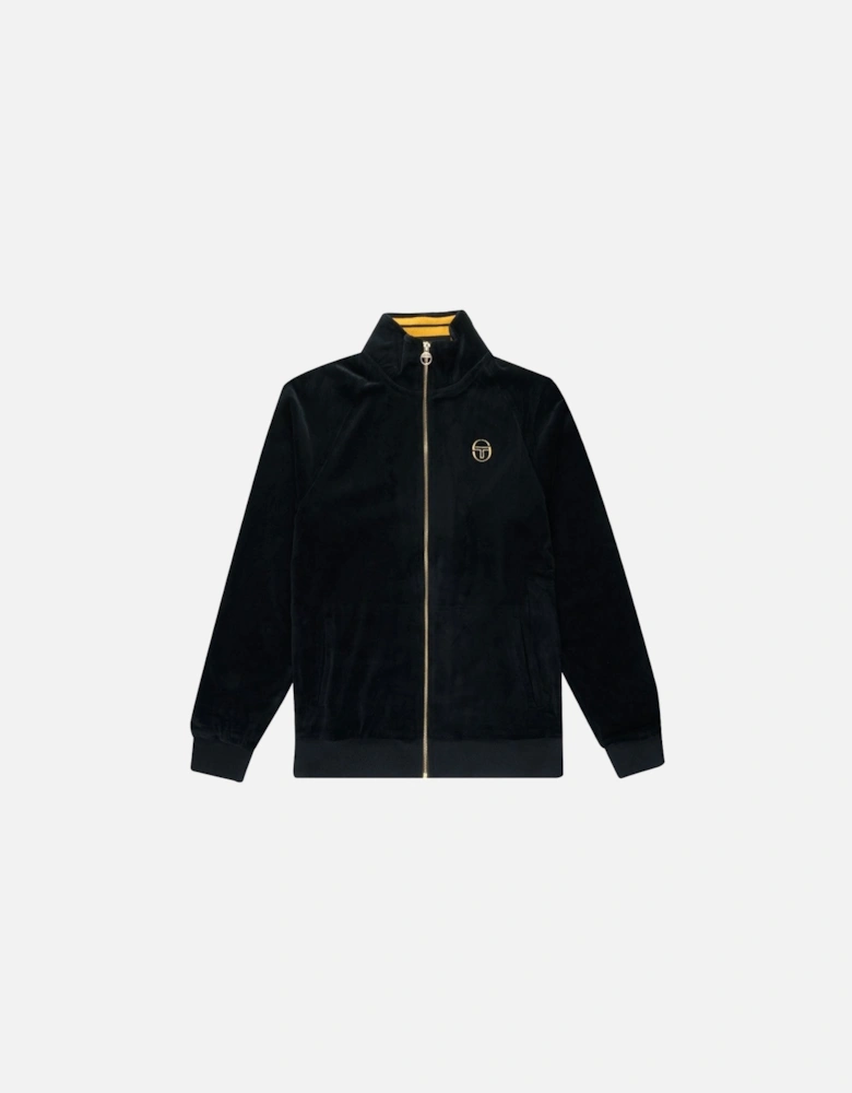 Court Velour Track Jacket - Black