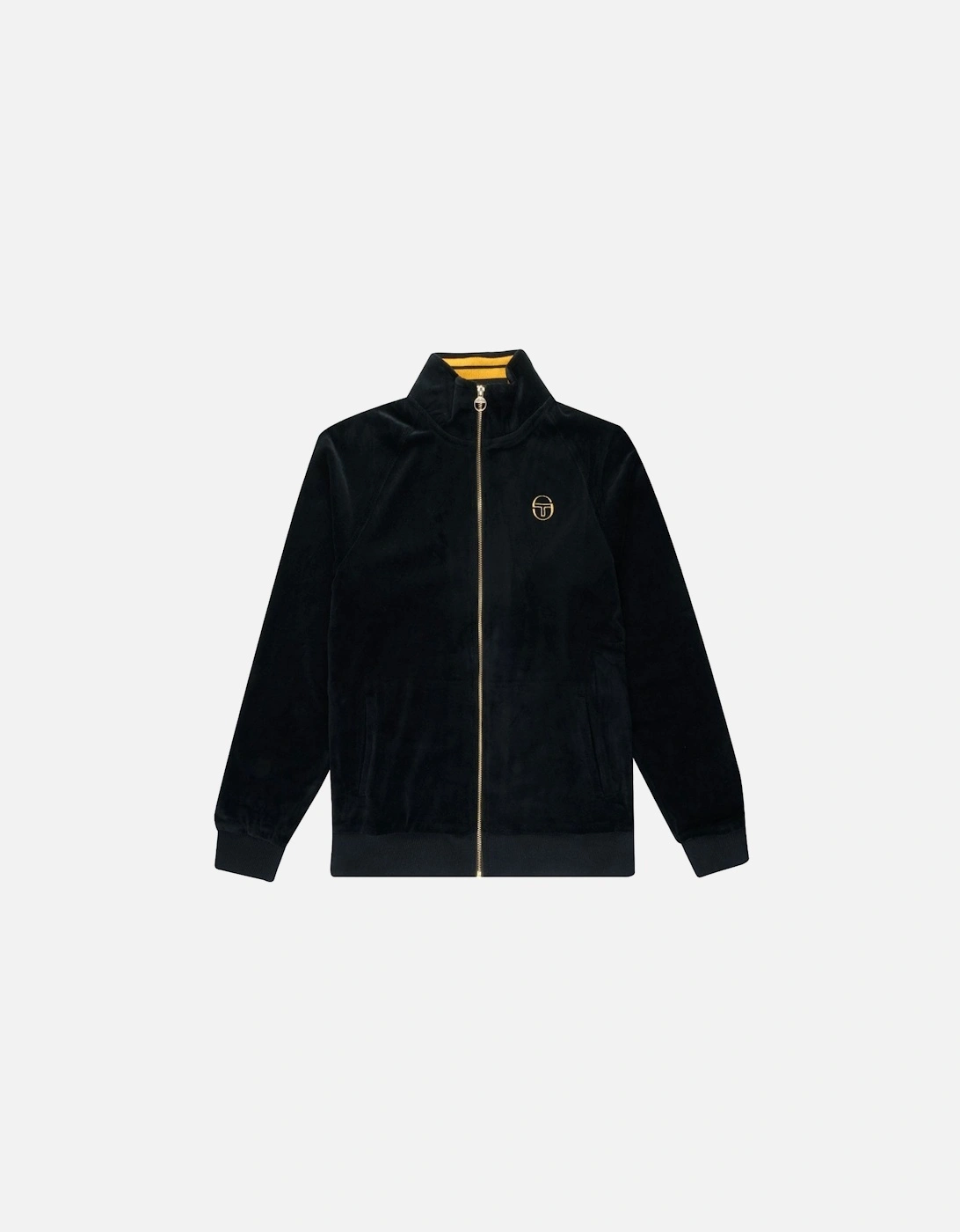 Court Velour Track Jacket - Black, 4 of 3