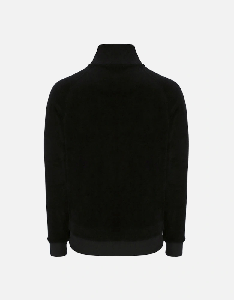 Court Velour Track Jacket - Black