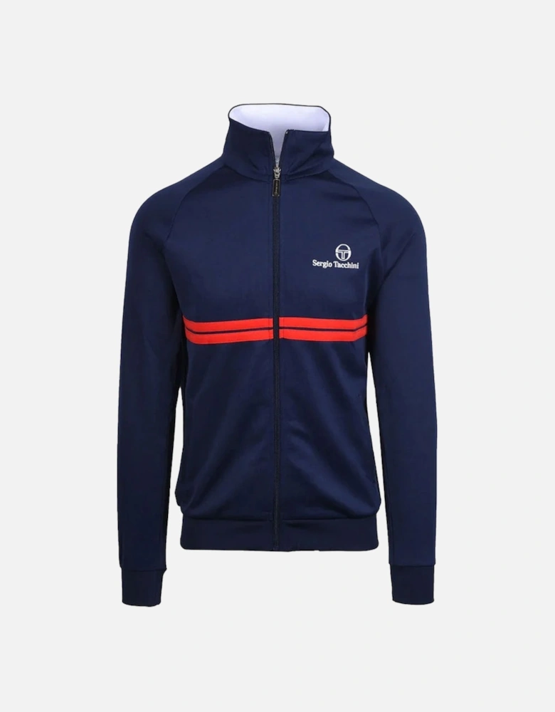 New Dallas Track Jacket - Maritime Blue/White/Adrenaline Rush