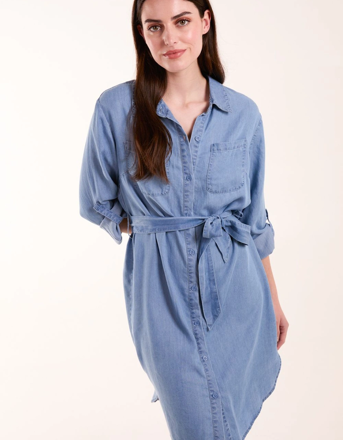 Tencel Shirt Dress, 2 of 1