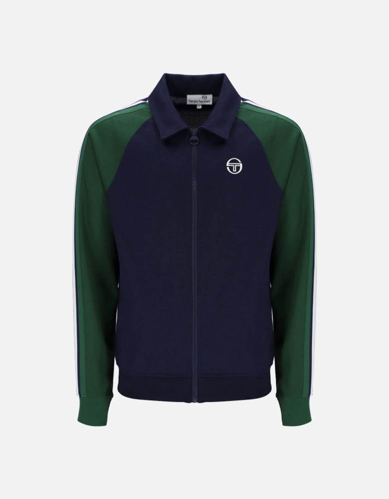 Renshaw Track Top - Maritime Blue/Eden Green