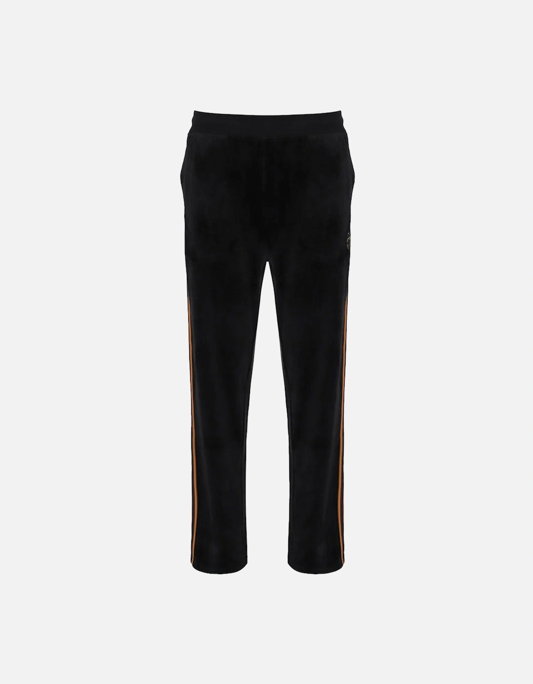 Gabiano 80s Velour Track Pants - Black/Gold, 3 of 2