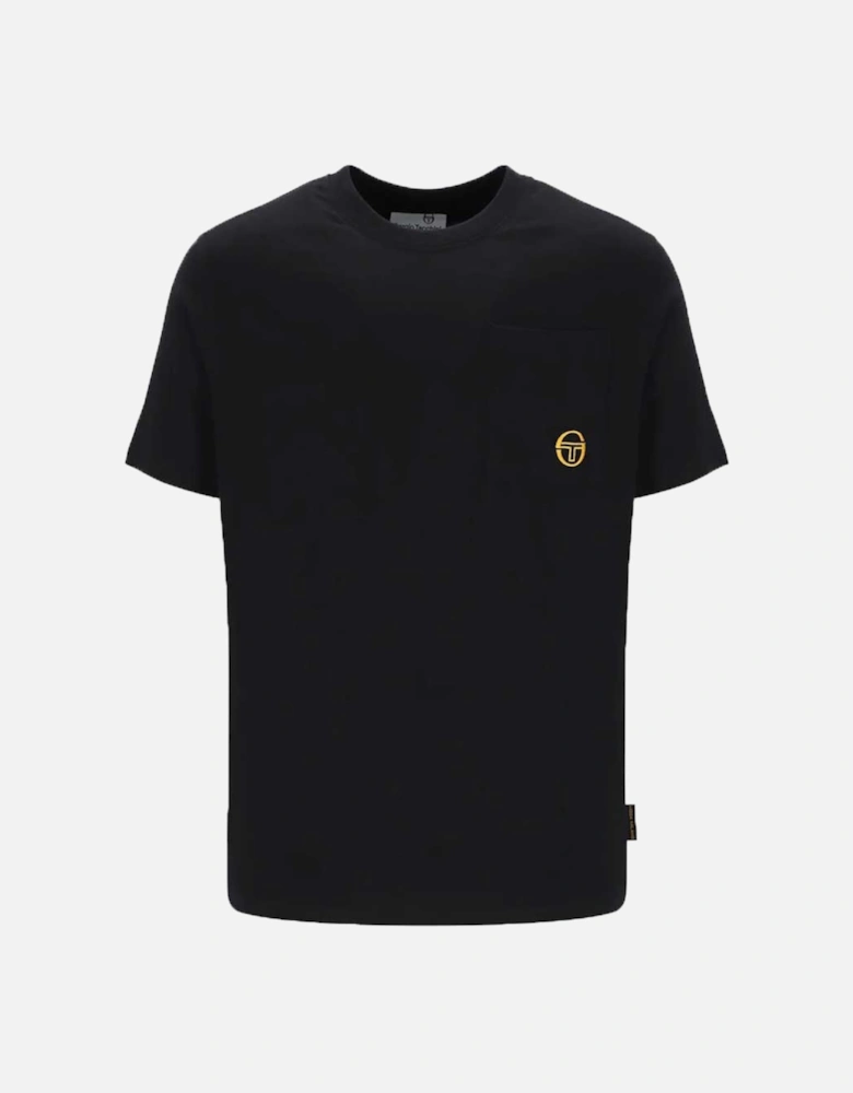 Nicolosi Pocket T-Shirt - Black / Gold