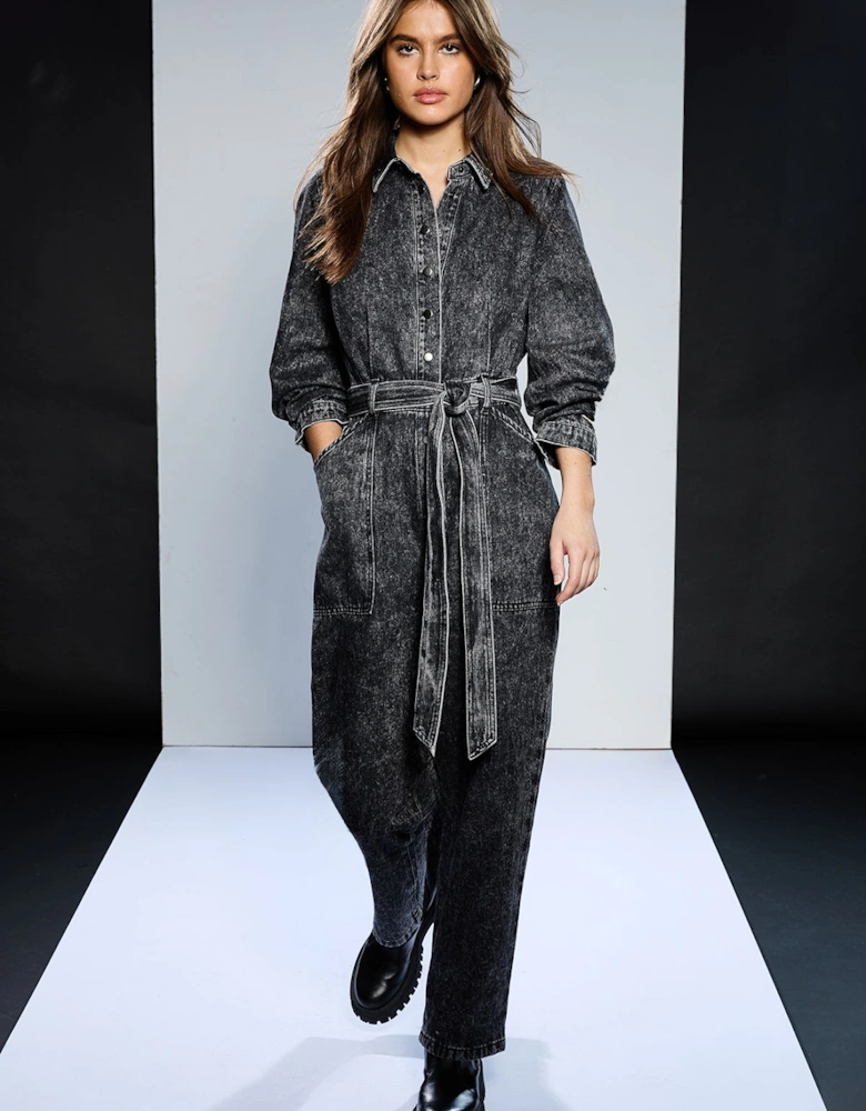 Garment Wash Jumpsuit