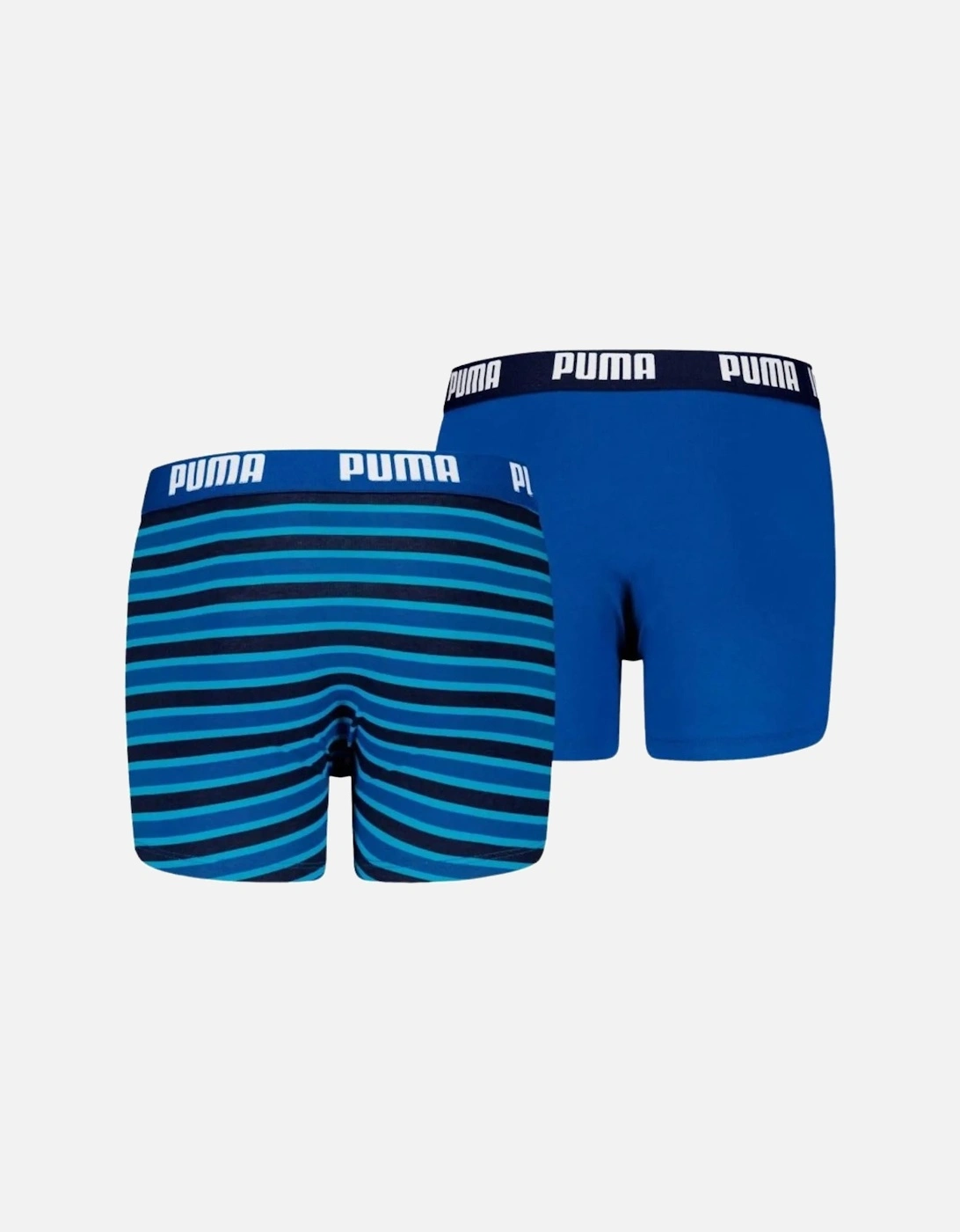 2-Pack Everyday Striped Boys Boxer Briefs, Blue