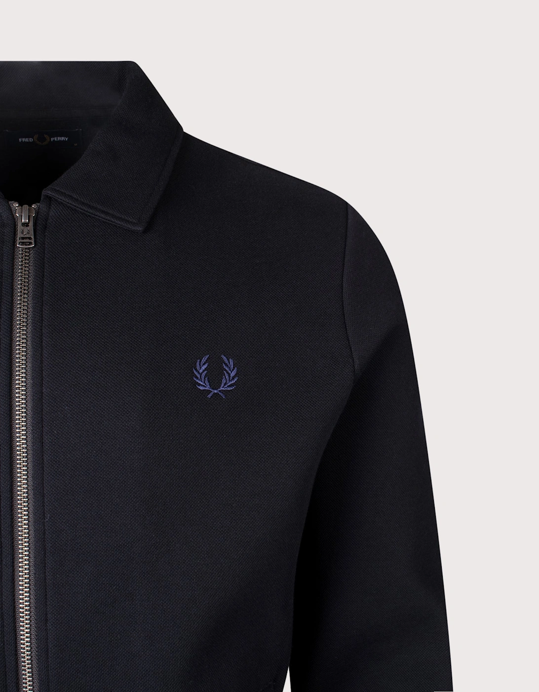 Zip Through Collared Sweatshirt