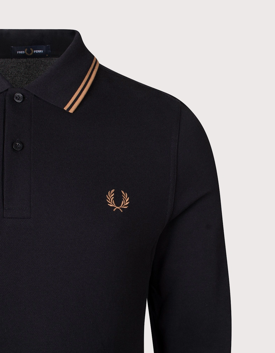 Long Sleeve Twin Tipped Polo Shirt