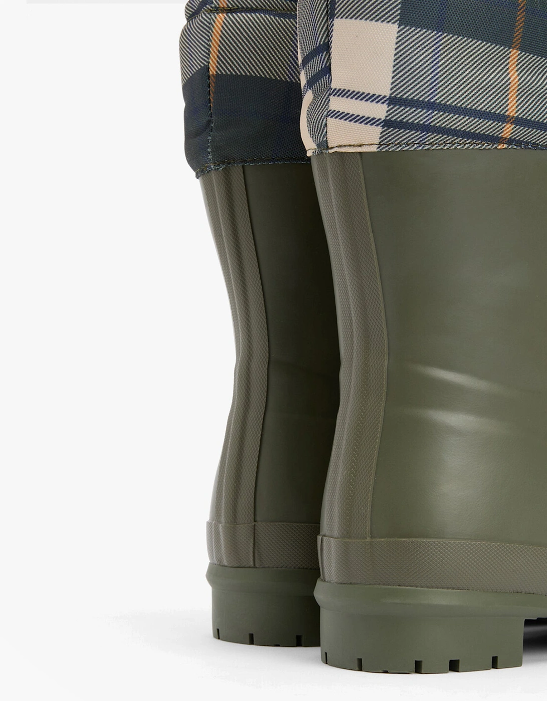 MOWBRAY Womens Mid Wellies Olive/Ancient Tartan