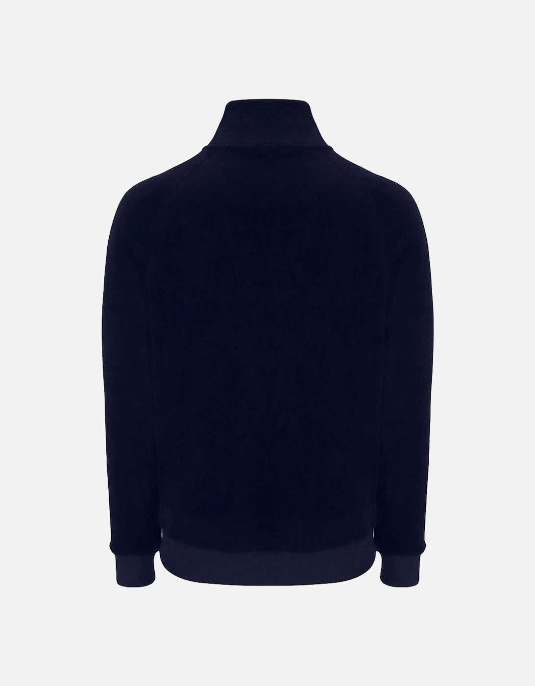 Court Velour Track Jacket - Maritime Blue/Gardenia