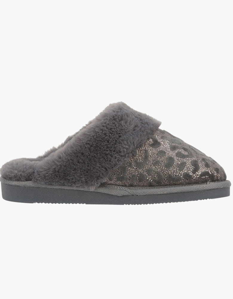 Jo & Joe LYLA Womens Mule Slippers Grey