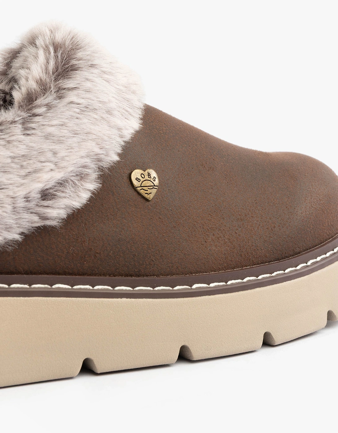 114762/CHOC KEEPSAKES LITE - COZY BLEND Womens Slippers Chocolate