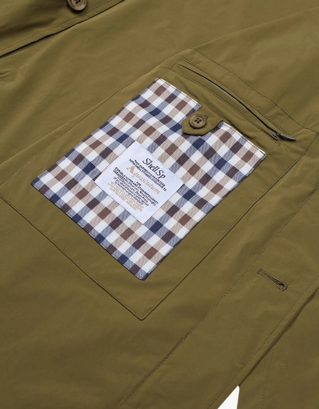 Active Stretch Caban Army Green Jacket