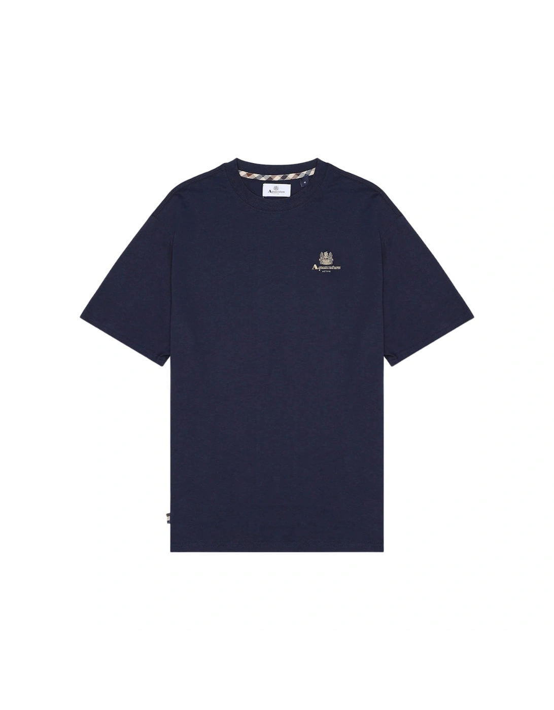 Active Small Logo Navy Blue T-Shirt, 5 of 4