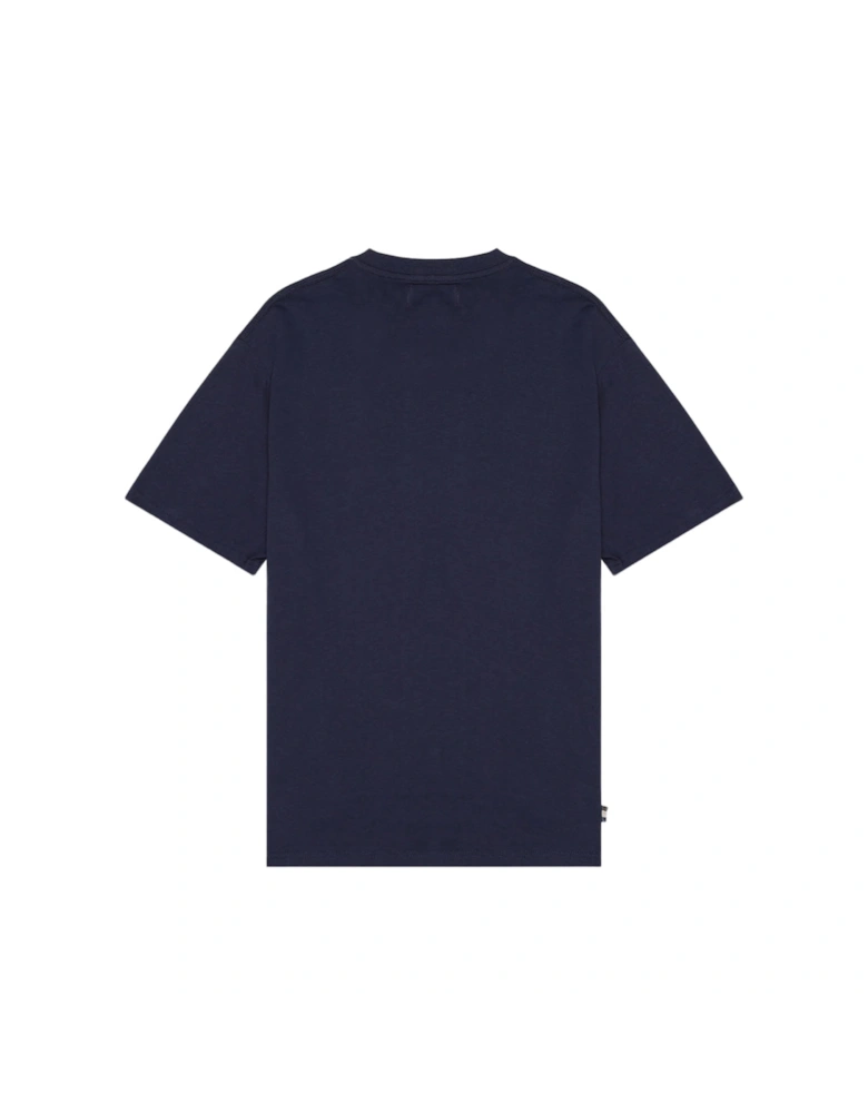 Active Small Logo Navy Blue T-Shirt