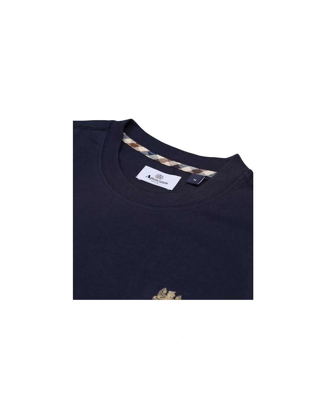Active Small Logo Navy Blue T-Shirt
