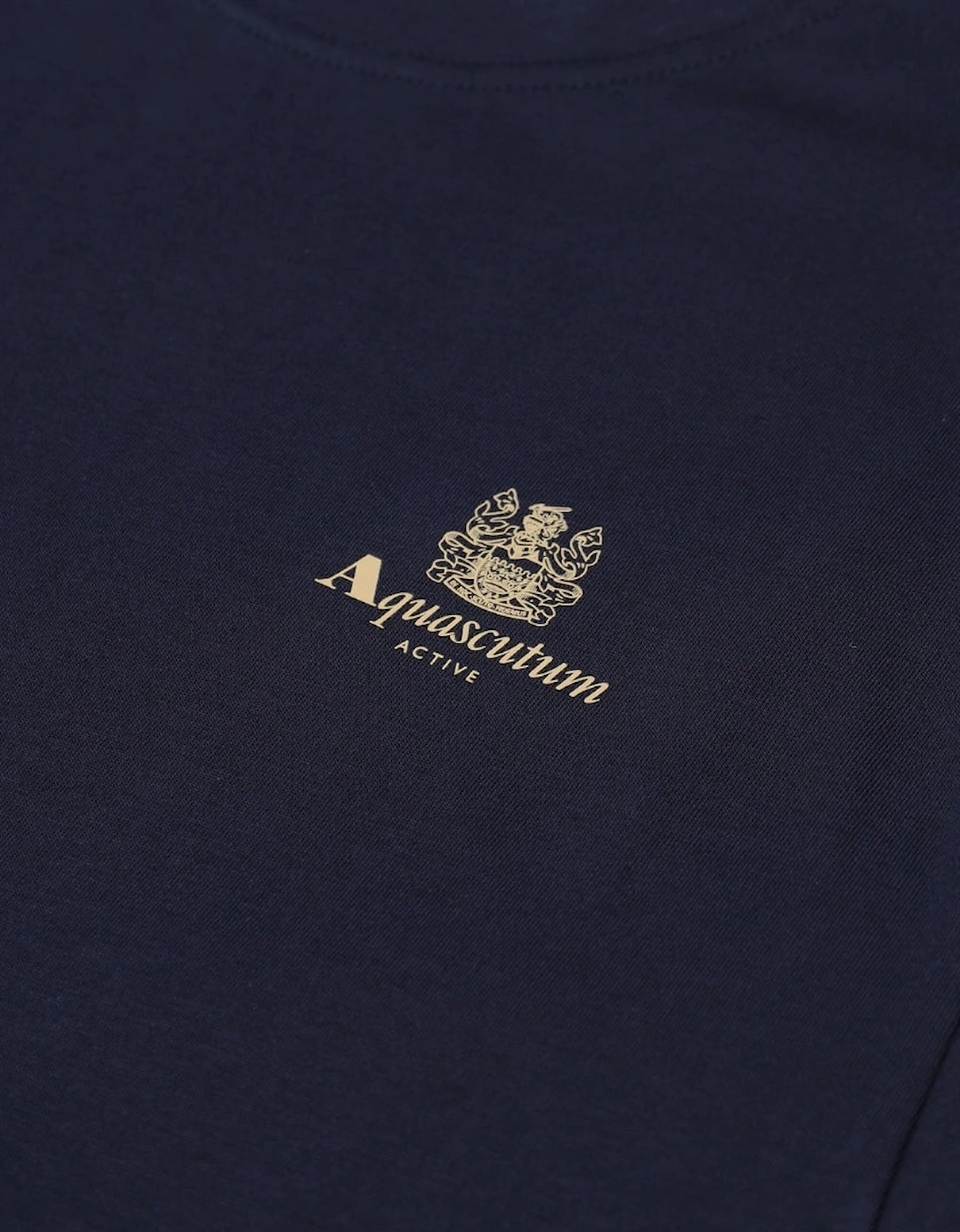 Active Small Logo Navy Blue T-Shirt