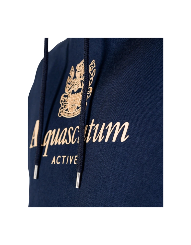 Active Big Logo Navy Blue Hoodie