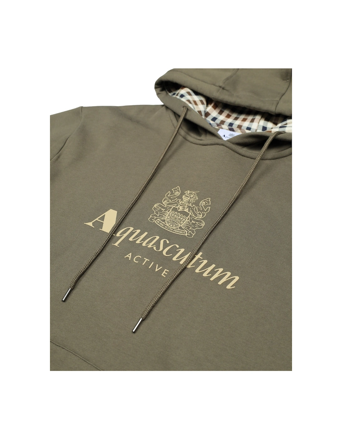 Active Big Logo Army Green Hoodie