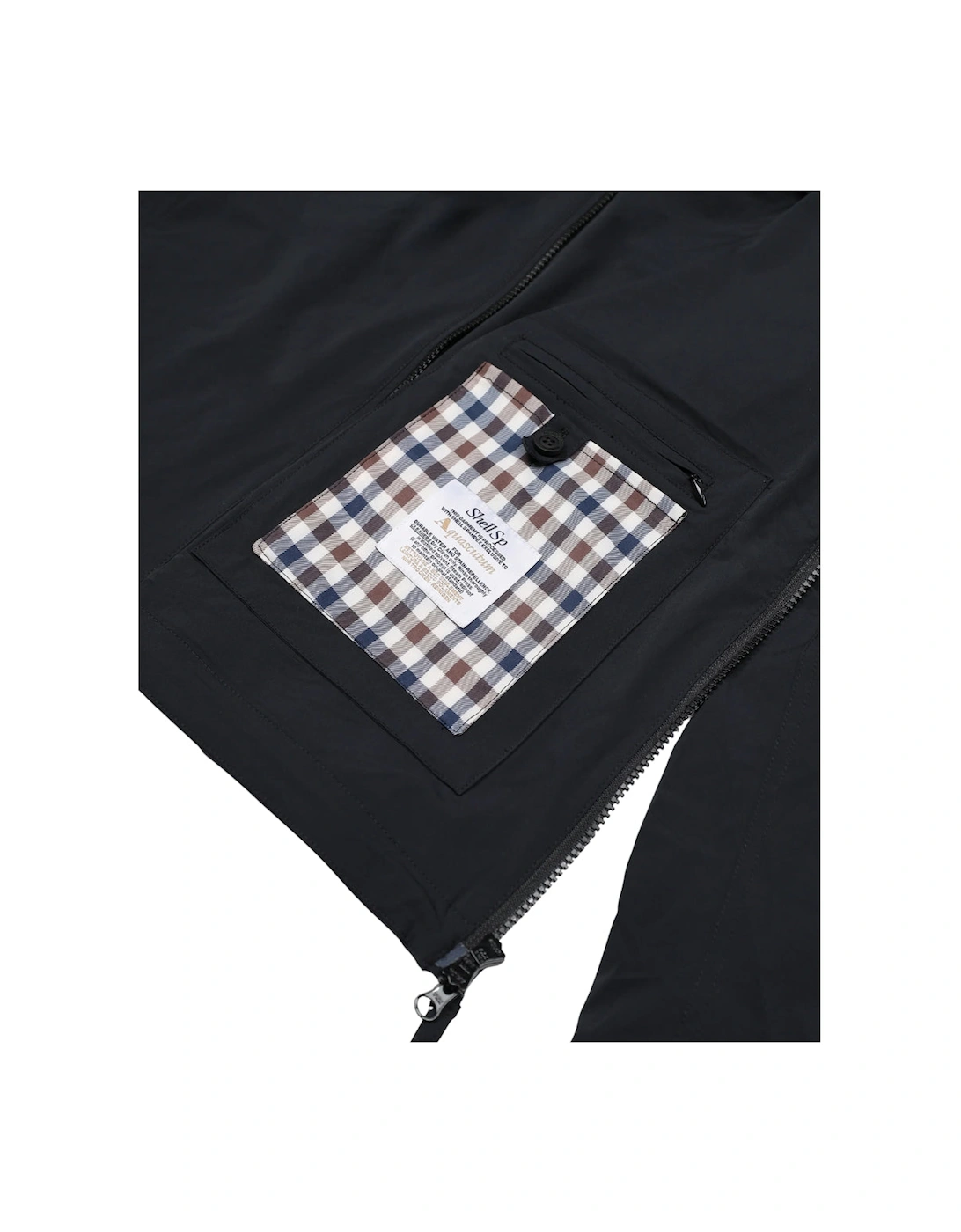 Active Hooded Stretch Windbreaker Navy Blue Jacket