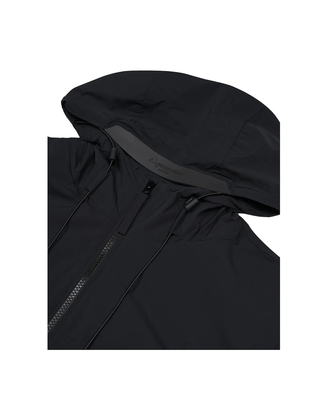 Active Hooded Stretch Windbreaker Navy Blue Jacket