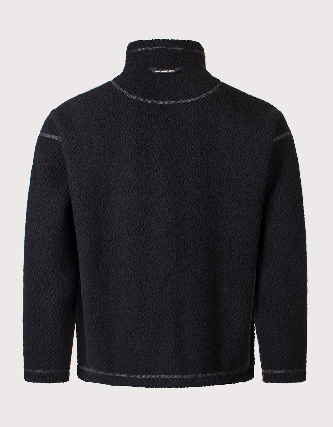 Re Wool JQ Stand Zip Sweatshirt