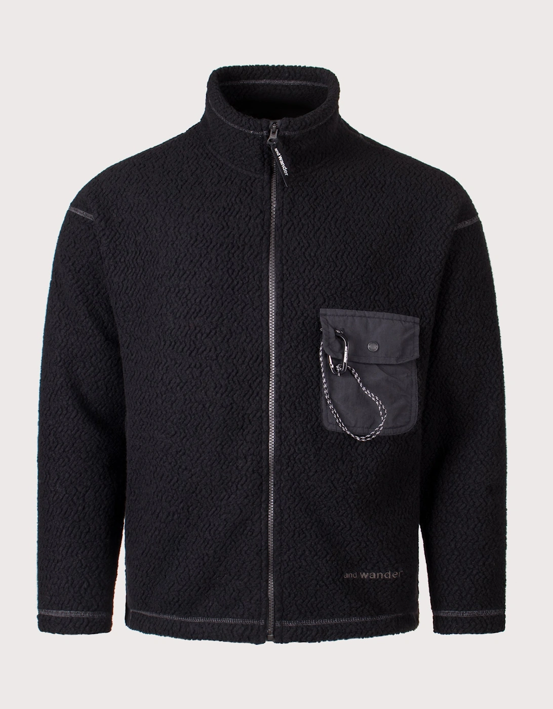 Re Wool JQ Stand Zip Sweatshirt, 5 of 4