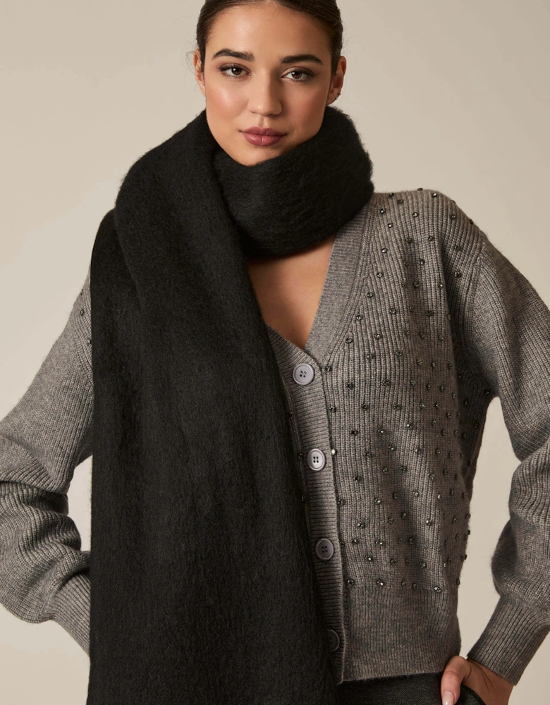 Black Blanket Scarf