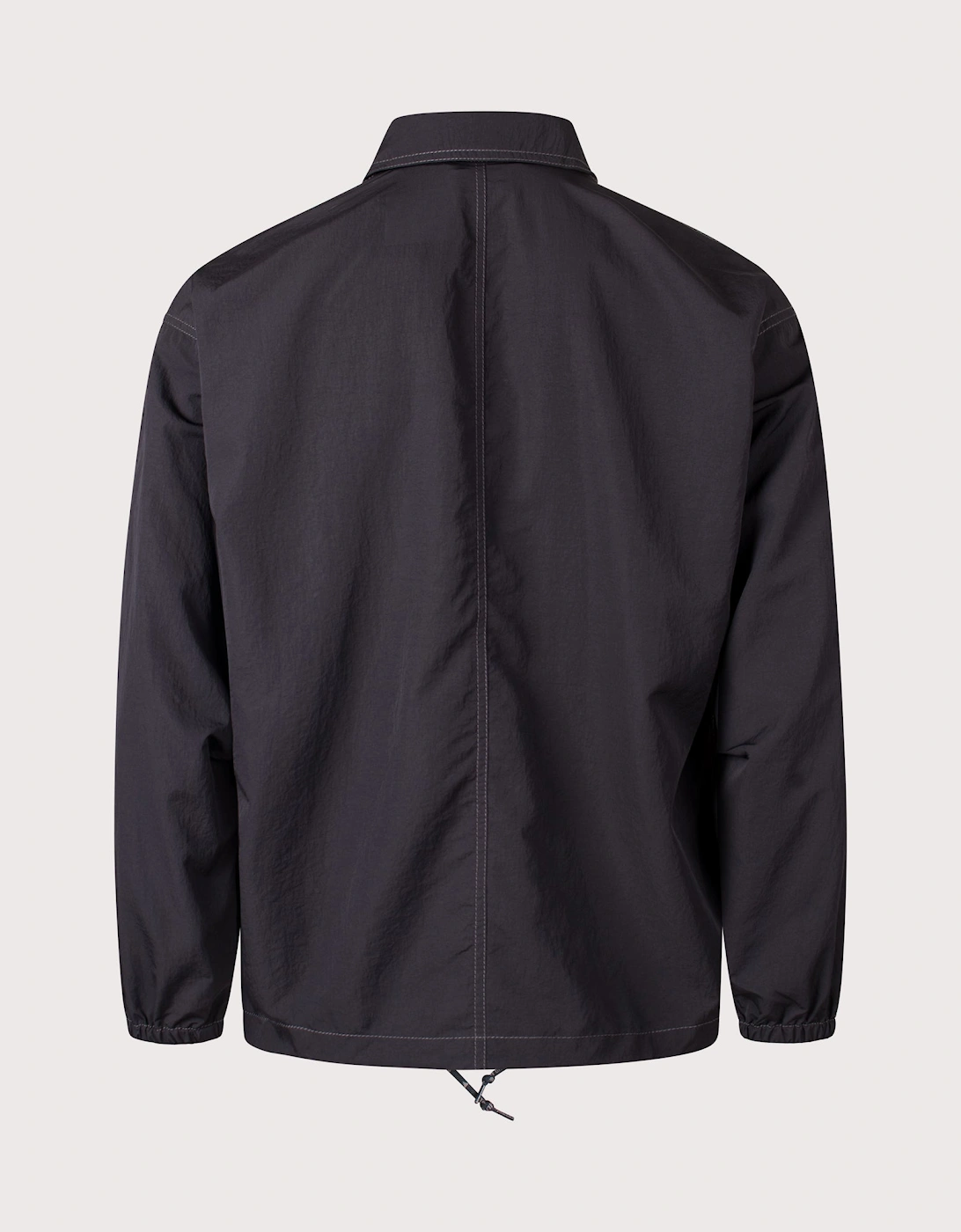 Crinkled Nylon Overshirt Jacket