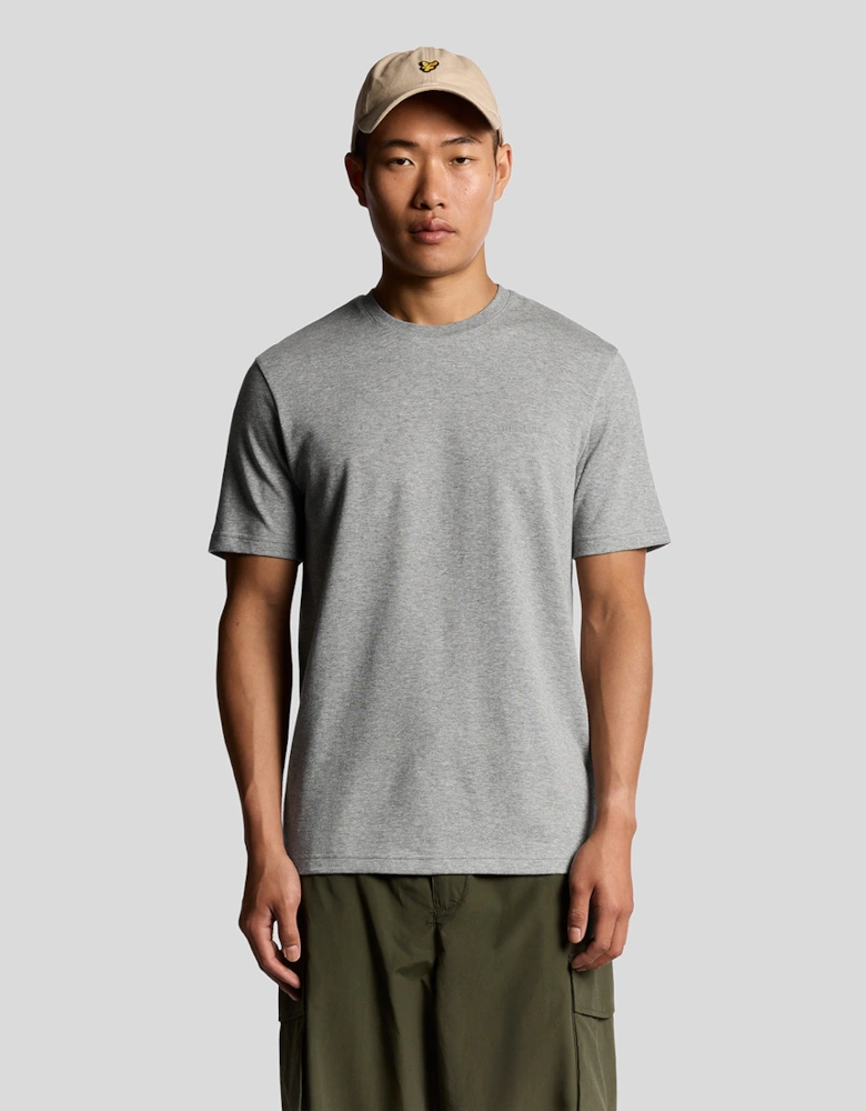 Text Logo Interlock T-Shirt