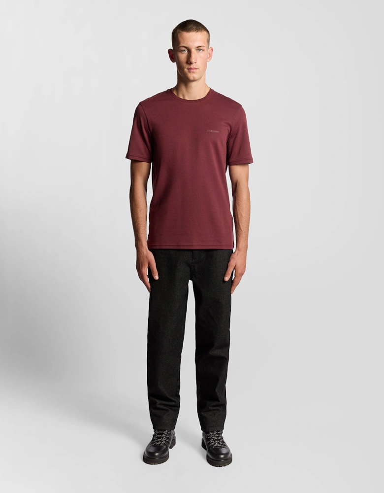 Text Logo Interlock T-Shirt
