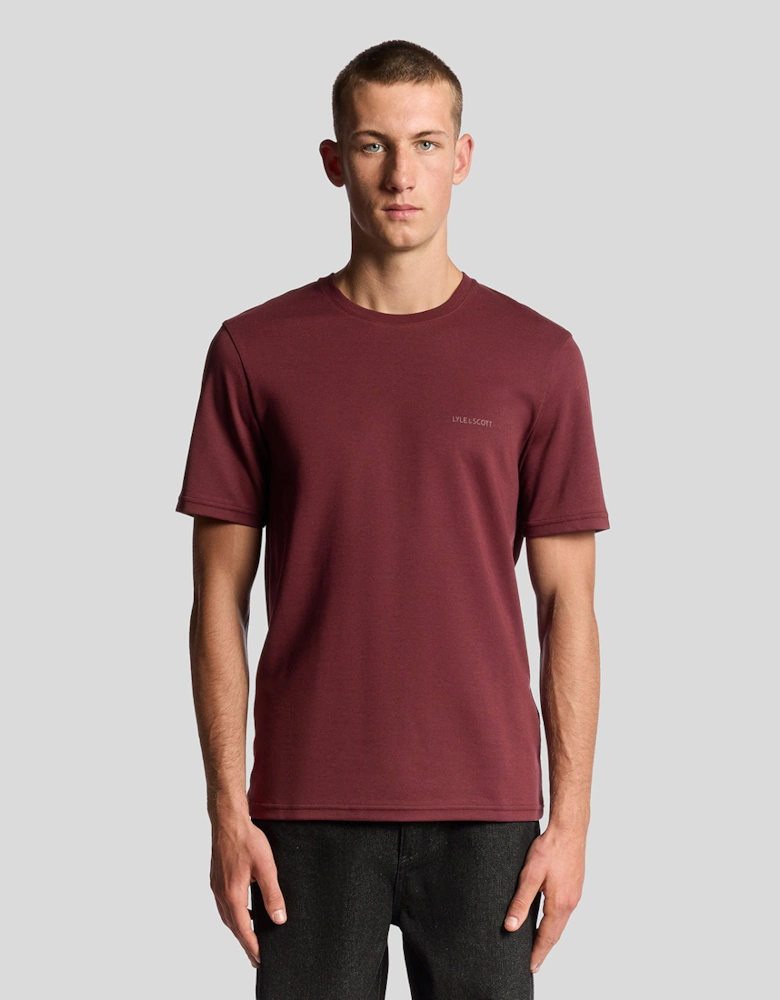 Text Logo Interlock T-Shirt