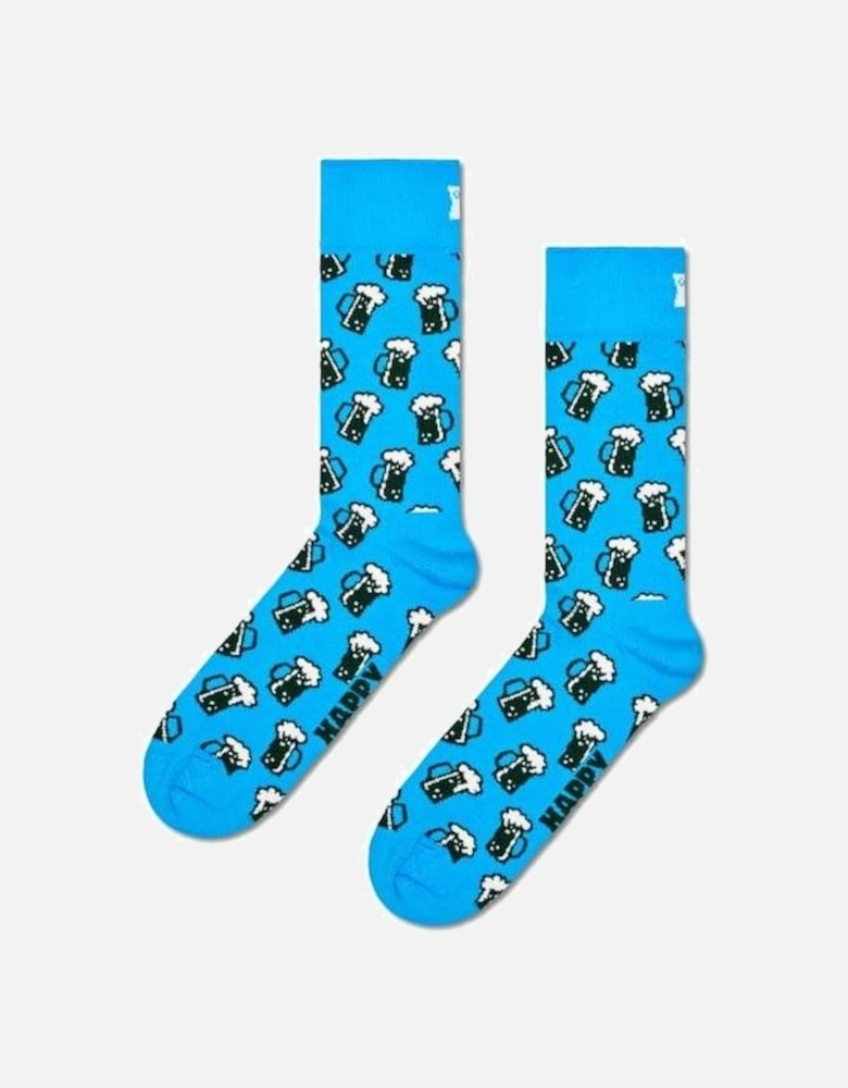 Beer Socks, Blue