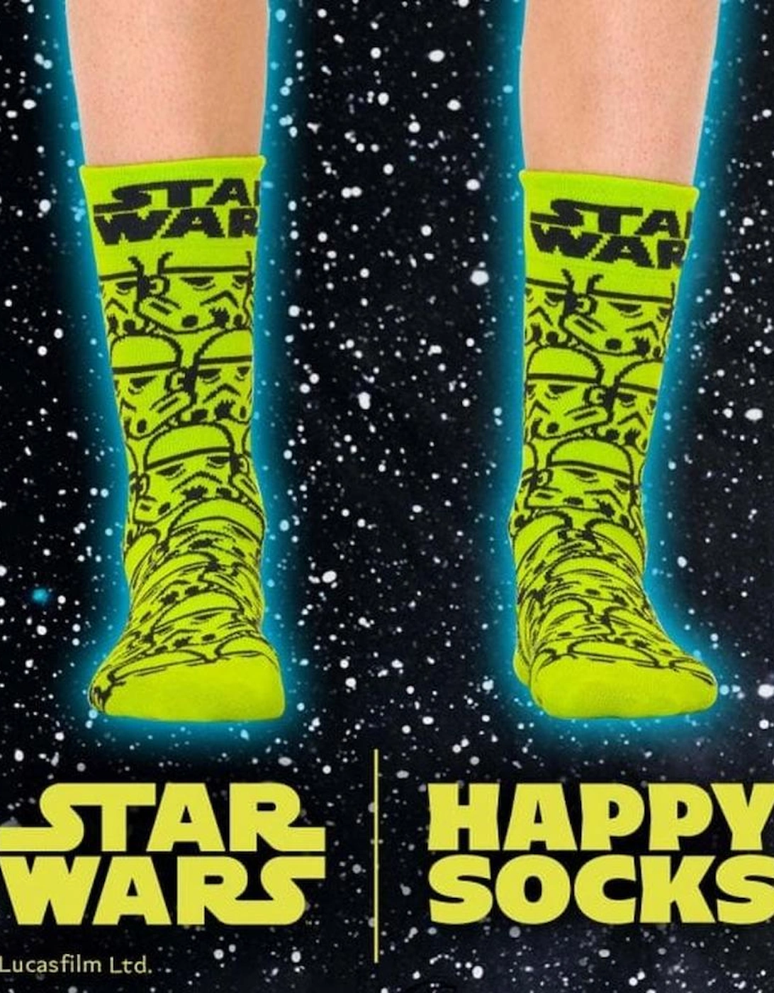 Men's Star Wars™ Storm Trooper Socks, Green/black - Size: 7/7.5/8/8.5/5/5.5/6.5/6