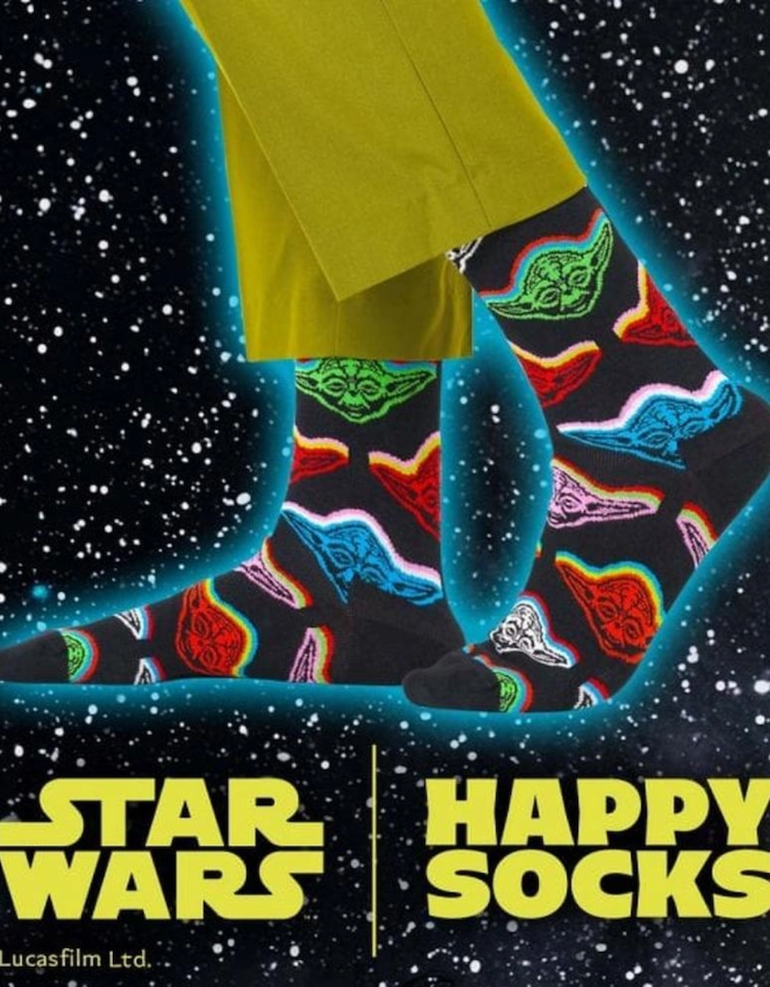 Men's Star Wars™ Yoda Socks, Black/multi - Size: 10/9.5/9/10.5/11/11.5/12/12.5