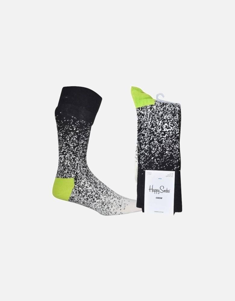 Stardust Socks, Black/white