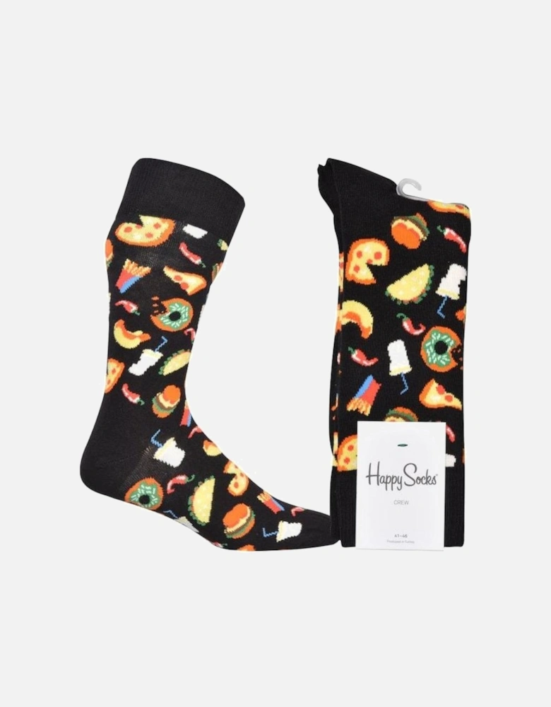 Junk Food Socks, Black