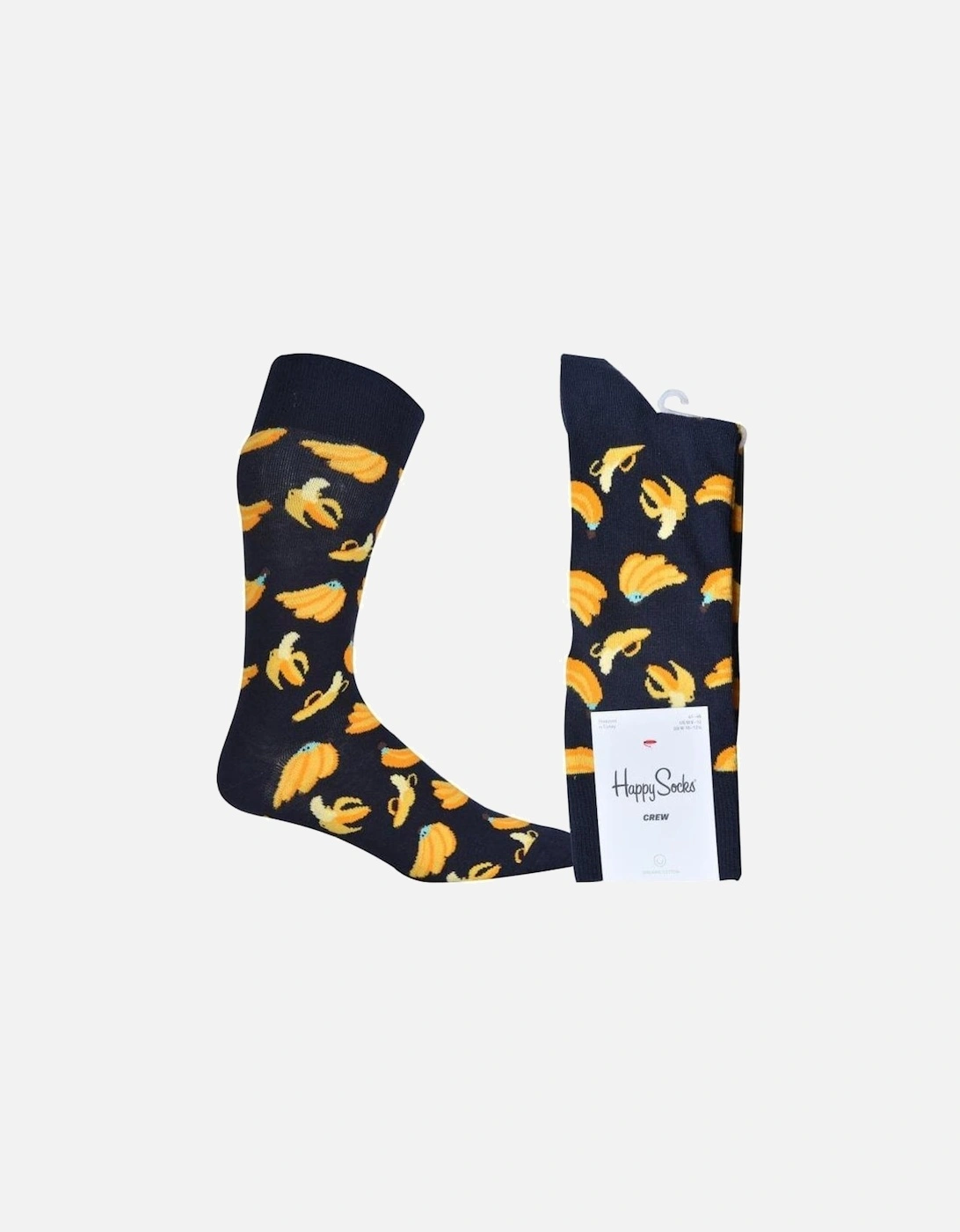 Banana Socks, Navy/yellow, 4 of 3
