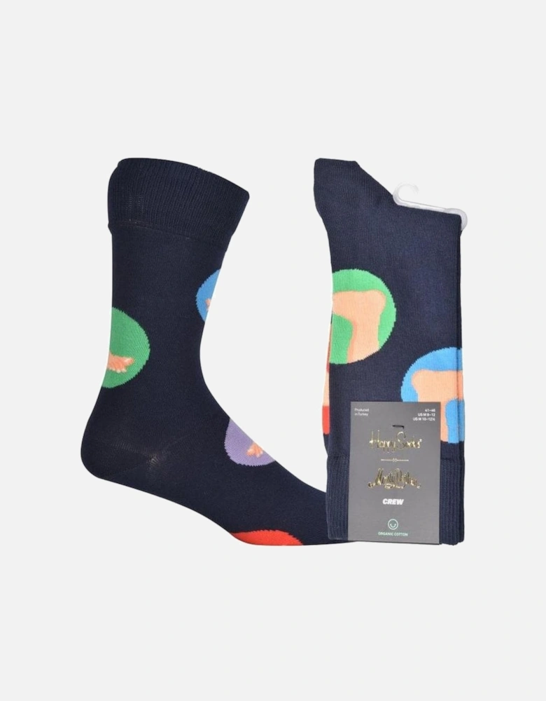 Cupid's Foot Socks, Navy